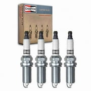 4 pc Champion 446 Copper Plus Spark Plugs for FR8TE2 REC12MCC4 Ignition Wire Secondary Fits select: 2009-2018 TOYOTA RAV4, 2010-2022 TOYOTA CAMRY