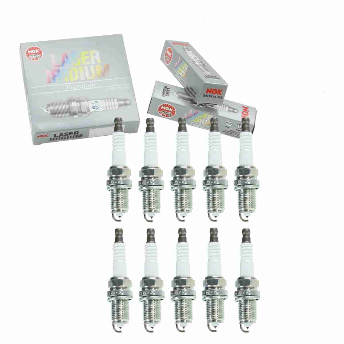 10 pc NGK 4589 Laser Iridium Spark Plugs for 1765299 3297 3335 41-111 4504 4702 8100 9008091181 90919-01211 90919-01211-79 90919-01238 9806 9806-2 IK20TT K6RTIP PK20TT SK20R-P11 SK20R11 XP3923