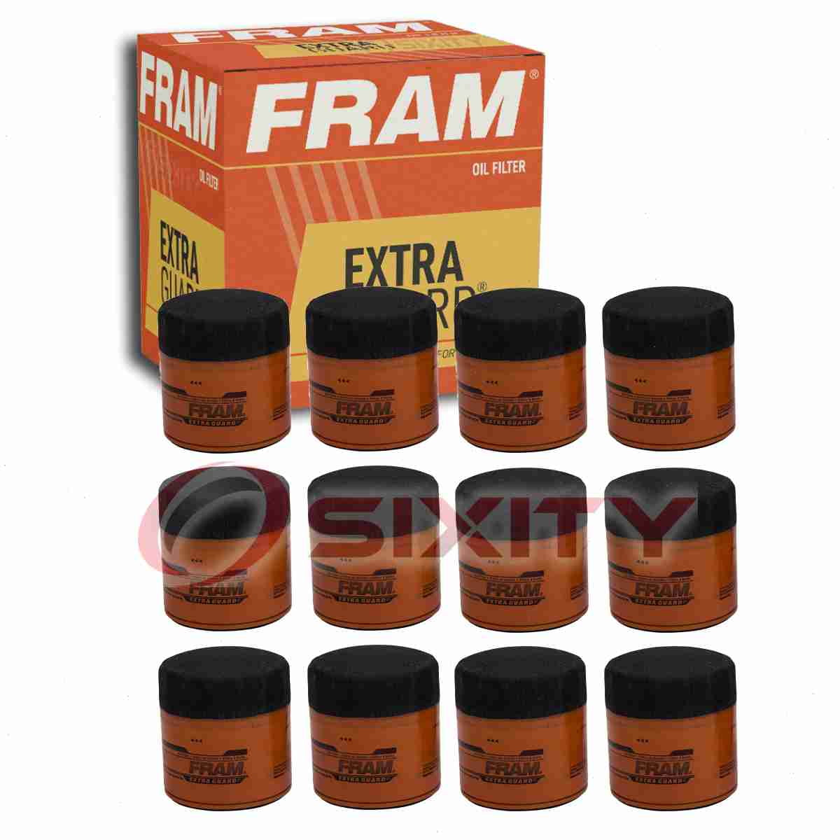 12 pc FRAM PH30 Extra Guard Engine Oil Filters for 10-82200 21-8065 672 EAO20 LF146 PL-AC12B Oil Change Lubricant Filters Fits select: 1967-1997 CHEVROLET CAMARO, 1971-1984 CHEVROLET C10