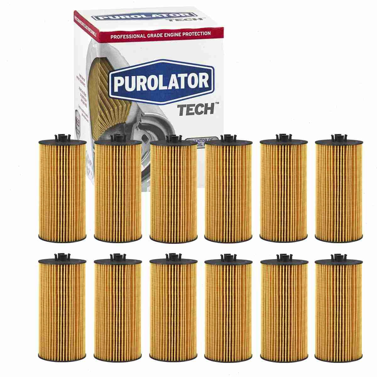12 pc Purolator TECH TL45526 Engine Oil Filters for 3C3Z 6731 AA 47312 57311 57312 57312XP 61857311 84311 CF5515 CH9549 COC9549 EA15K88 FP9549 LP2017 LP2017FC M1009 M1C-651 M2016 MGL57311 MO5515
