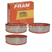 3 pc FRAM CA3492 Extra Guard Air Filters for 3528093-2 8029 A1410C AF-279 AF160 AF7912 E-1440 Intake Inlet Manifold Fuel Delivery Filters Fits select: 1986 CHEVROLET D30