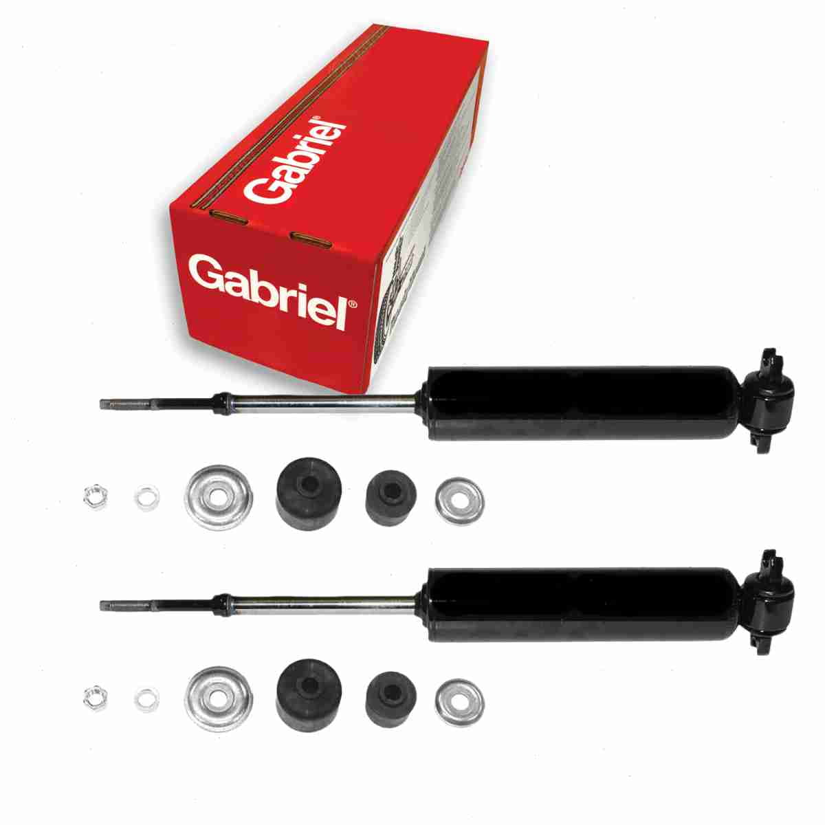 2 pc Gabriel 61544 ProGuard Shock Absorbers for Spring Strut Steering Suspension Shocks Struts Fits select: 1988-2000 CHEVROLET GMT-400, 1995-2000 CHEVROLET TAHOE