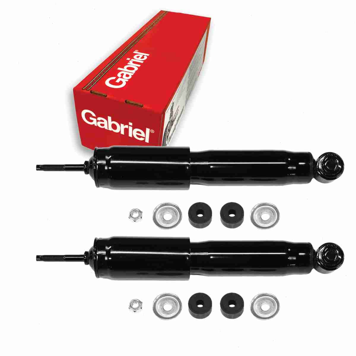 2 pc Gabriel 61662 ProGuard Shock Absorbers for Spring Strut Steering Suspension Shocks Struts Fits select: 1998-2004 NISSAN FRONTIER, 2000-2004 NISSAN XTERRA