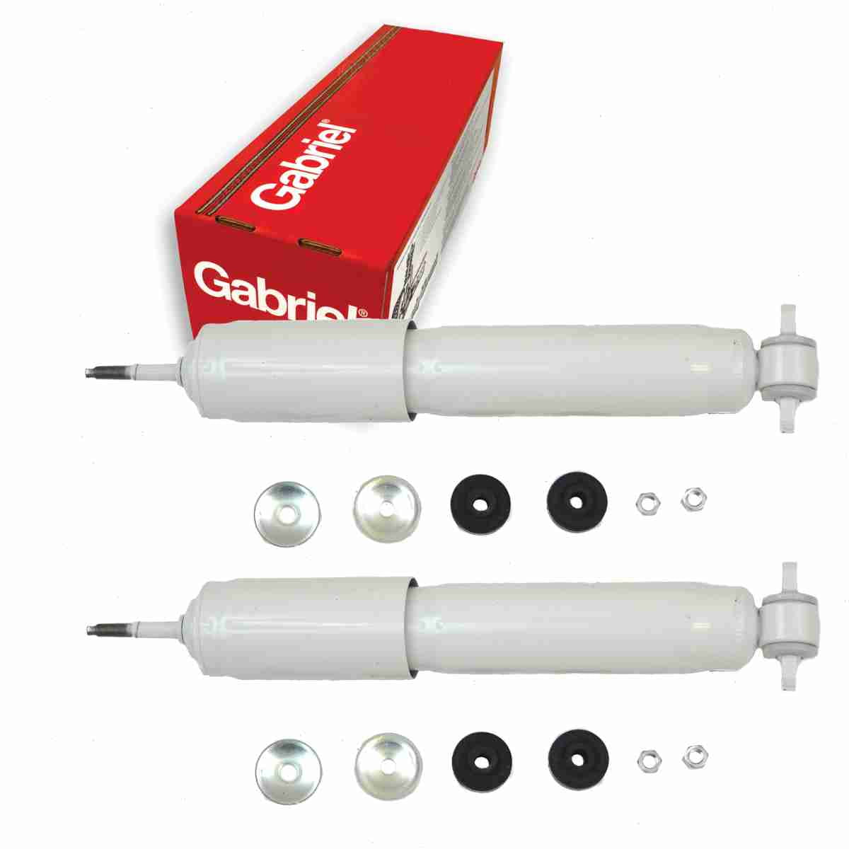 2 pc Gabriel G63783 Ultra Shock Absorbers for Spring Strut Steering Suspension Shocks Struts Fits select: 1999-2007 CHEVROLET SILVERADO, 1999-2007 GMC NEW SIERRA