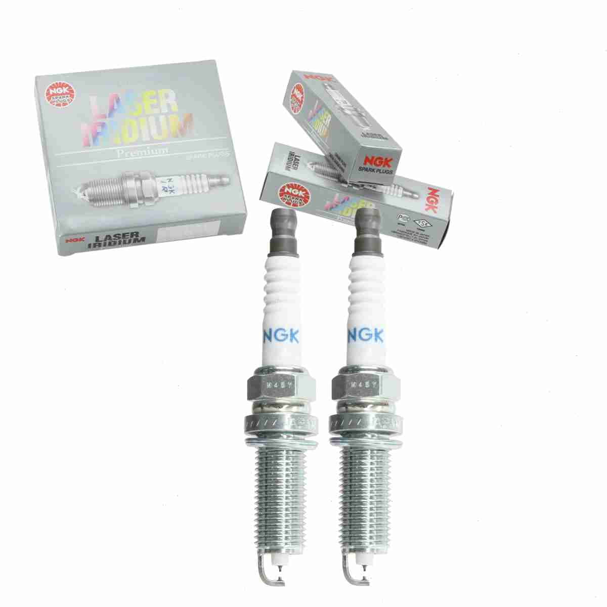 2 pc NGK 1406 Laser Iridium Spark Plugs for 22401 EZ37C 22401-1LA1C 22401-1LA7C 3442 4712 9693 FXE22HR11 IXEH22TT Ignition Wire Secondary Fits select: 2013-2020 NISSAN PATHFINDER