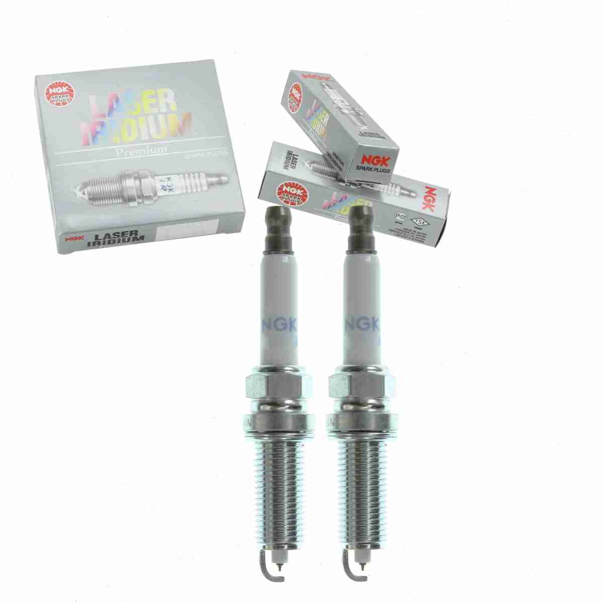 2 pc NGK 6043 Laser Iridium Spark Plugs for 4712 A 004 159 39 03 IXEH22TT XP5682 Ignition Wire Secondary Fits select: 2008-2010 MERCEDES-BENZ S, 2008-2015 MERCEDES-BENZ C