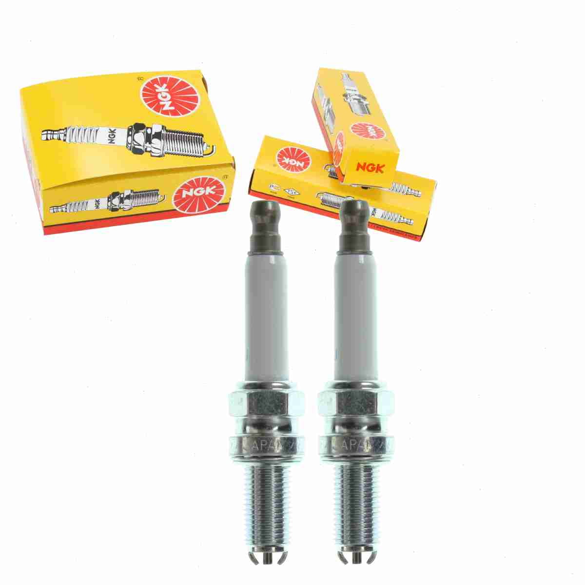 2 pc NGK 6869 Standard Spark Plugs for 12 12 7 698 956 67040451A Ignition Wire Secondary