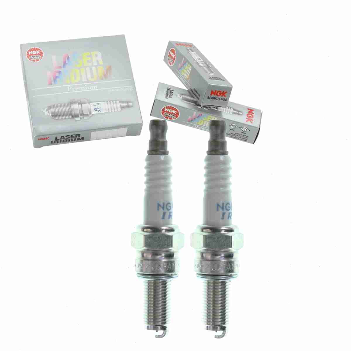 2 pc NGK 91360 Laser Iridium Spark Plugs for Ignition Wire Secondary