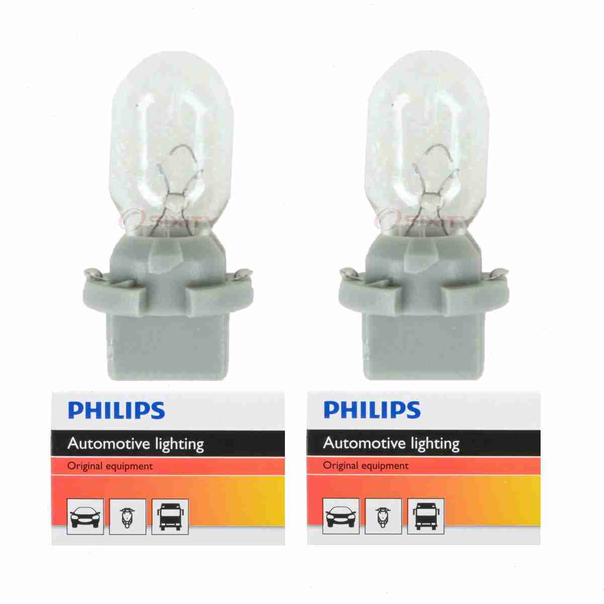 2 pc Philips PC579CP Instrument Panel Courtesy Light Bulbs for Electrical Lighting Body Instrumentation