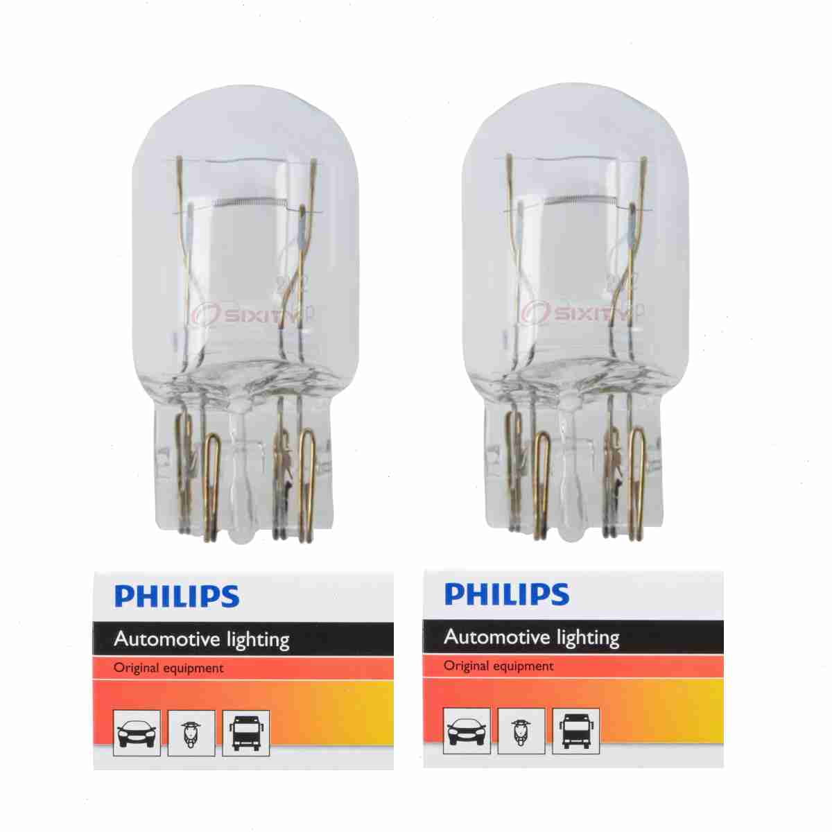 2 pc Philips Tail Light Bulbs Toyota 4Runner Avalon Camry Celica Corolla Echo FJ Cruiser Hiace Highla 1996-2019 Electrical Lighting Body Exterior
