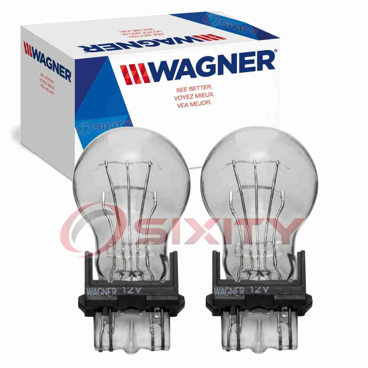 2 pc Wagner Brake Light Bulbs Hummer H2 H3 H3T 2003-2010