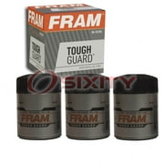 3 pc FRAM TG5 Tough Guard Engine Oil Filters for 17H9452 266537-AS 449-0296 454 6519214 7236628 8N-9850 FF976 L816 PF2166 RV40 Oil Change Lubricant Filters