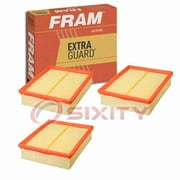 3 pc FRAM CA10083 Extra Guard Air Filters for 042-1761 28113-3J100 A35816 ALA-8302 JFAH17 Intake Inlet Manifold Fuel Delivery Filters Fits select: 2006-2010 HYUNDAI SONATA