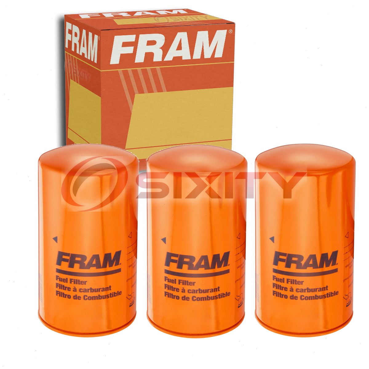 3 pc FRAM P1109 Fuel Filters for 13 32 1 277 481 87519452 893001 BT9422 G2978 GF501 RE1511 Gas Pump Line Air Delivery Filters