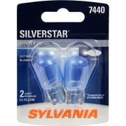 SYLVANIA 7440 SilverStar Mini Bulb, Pack of 2