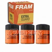 3 pc FRAM PH9100 Extra Guard Engine Oil Filters for 23516489 FF4001 FP891 GF188 GFV-2052 TP1235 Oil Change Lubricant Filters