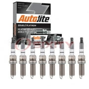 8 pc Autolite APP6043 Double Platinum Spark Plugs for Ignition Wire Secondary Fits select: 2014-2020 CHEVROLET SILVERADO, 2014-2020 GMC SIERRA