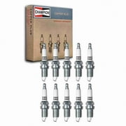 10 pc Champion 436 Copper Plus Spark Plugs for RC12LC4 Ignition Wire Secondary Fits select: 1997-2003 DODGE RAM 1500, 1997-2003 DODGE DAKOTA