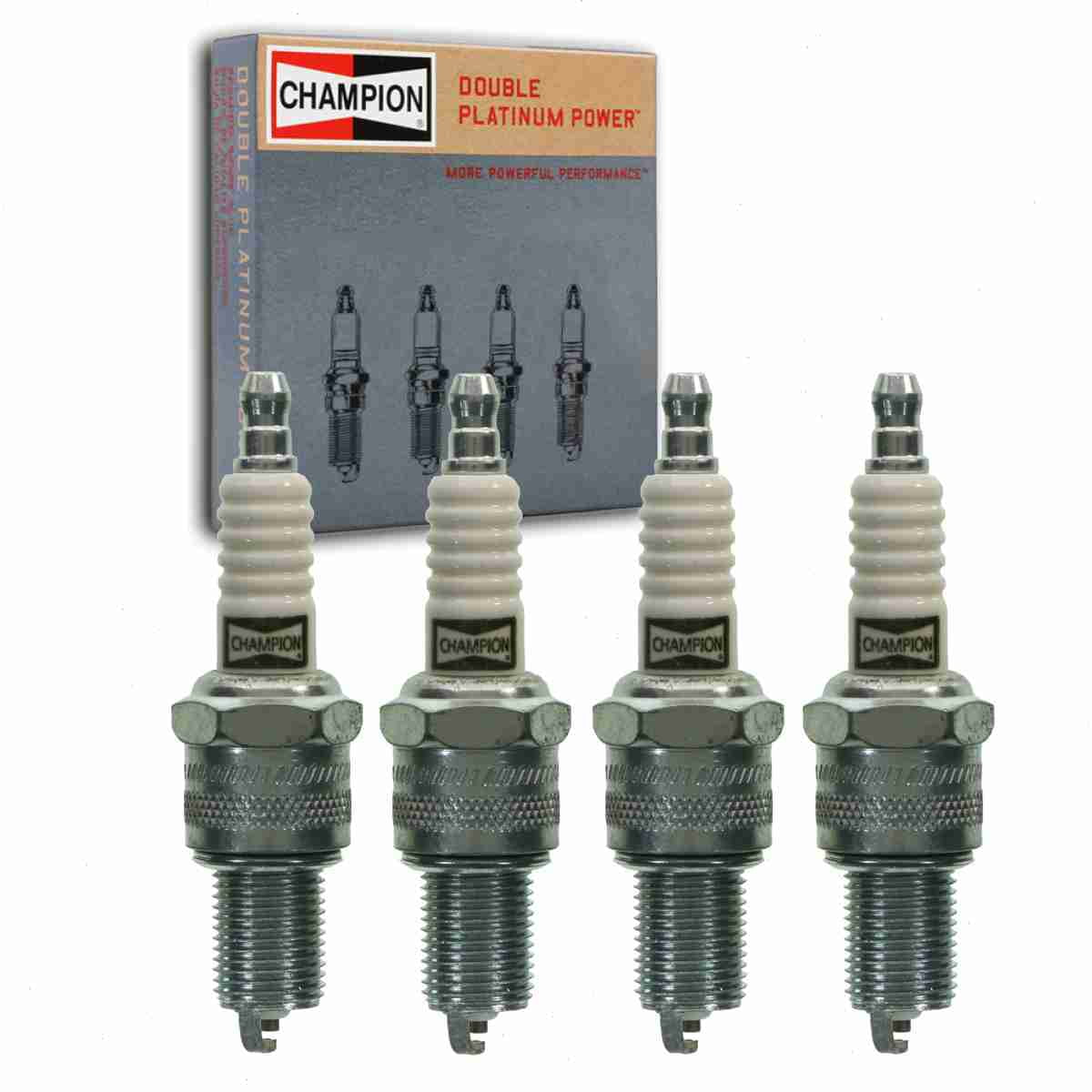 4 pc Champion Double Platinum Spark Plugs Alfa Romeo Spider 1.8L 2.0L L4 1969-1994