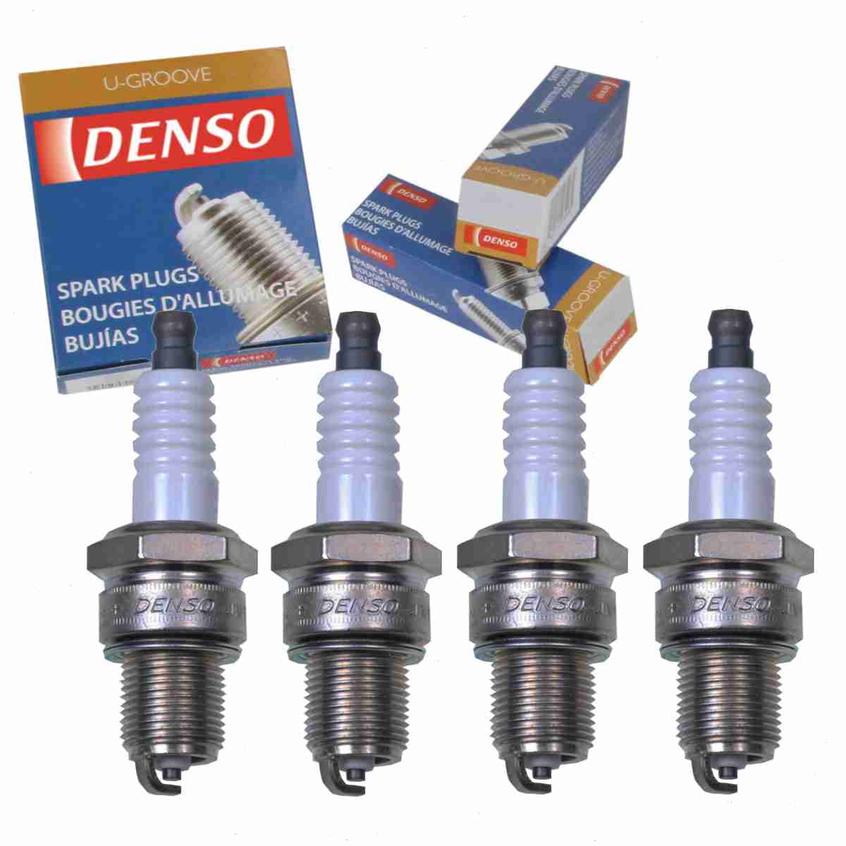 4 pc DENSO Standard U-Groove Spark Plugs Kia Optima 2.4L L4 2001-2006