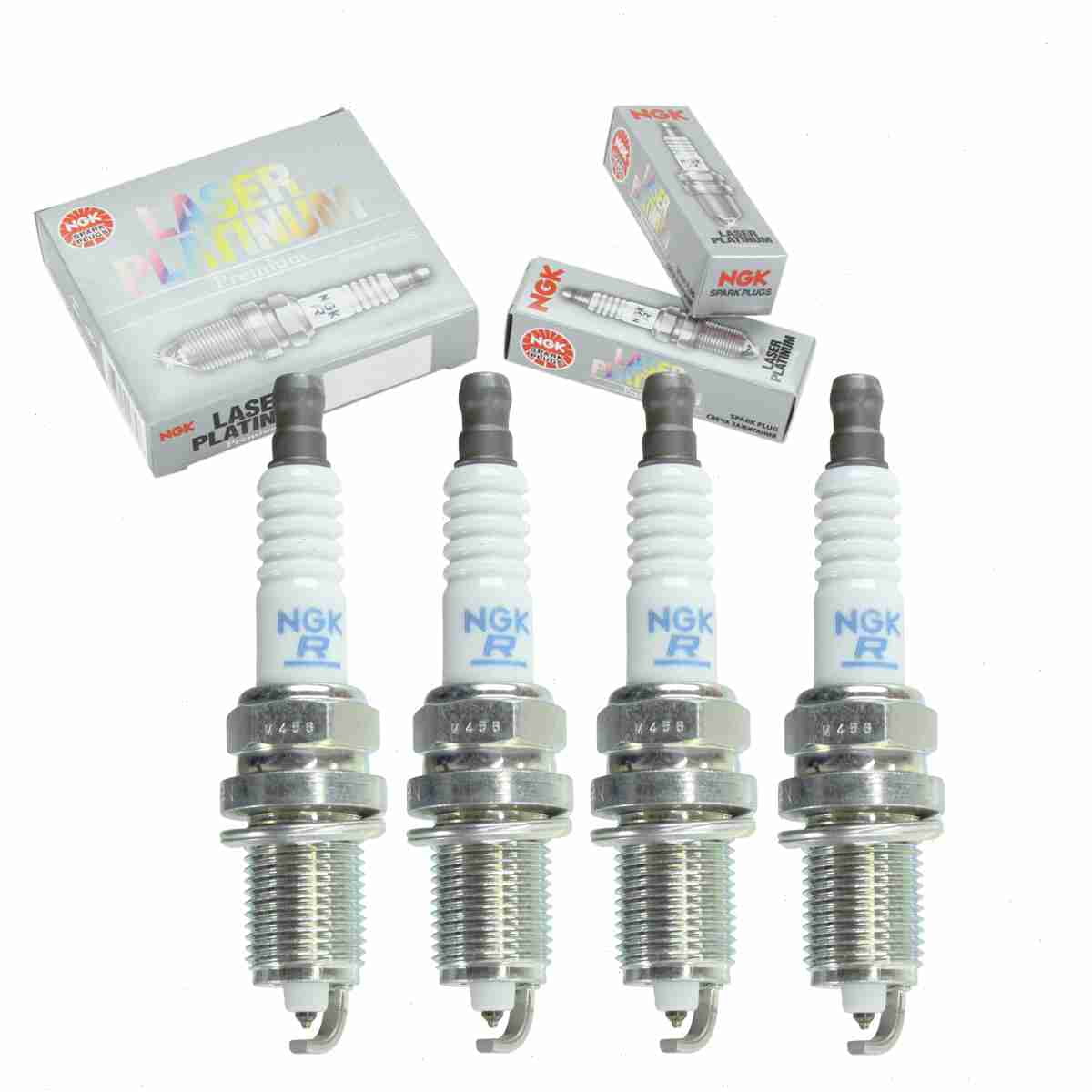 4 pc NGK 3271 Laser Platinum Spark Plugs for 3173 3247 41-806 7318 7436 7712 8112 955 955M 955S 98079-5614N APP5224 APP5224DP2 K6RT3PP-11 PKJ20CR-11 PKJ20CR-L11 PKJ20CR-M11 PKJ20CR8 RC10PLPB4