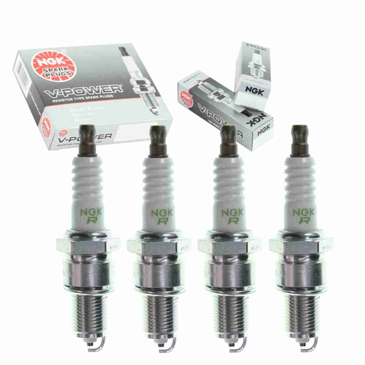 4 pc NGK V-Power Spark Plugs Toyota Pickup 1.9L 2.0L 2.2L 2.4L L4 1970-1995
