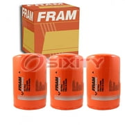 3 pc FRAM HP1 Engine Oil Filters for 3120MP 57099 86120MP BF7613 Oil Change Lubricant Filters Fits select: 1975-1996,2004 FORD F150