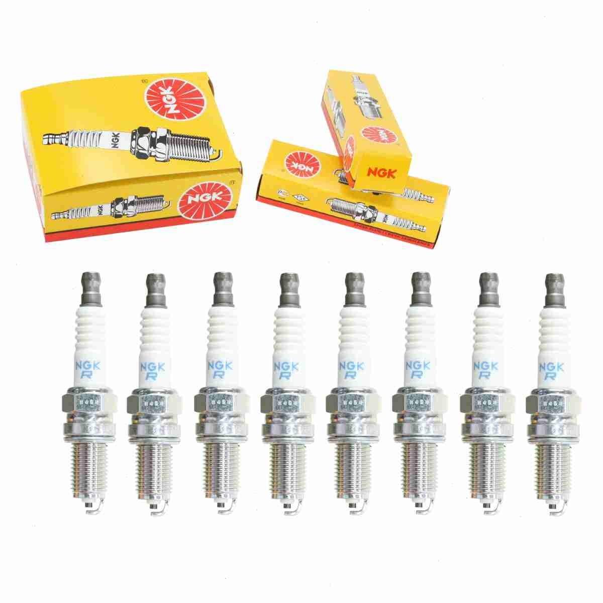 8 pc NGK 3481 Standard Spark Plugs for 09482-00446 1413211S 1765258 1A04-18-110 22401-C99X0 3178 3278 3283 7416 948 98069-5697Q D5RTC MS851316 RA10HC RA8GHC XU20EP-U XU20EPR-U XU20EPRZU YR7LPP332W