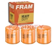 3 pc FRAM PH7575 Heavy Duty Engine Oil Filters for 3584 85515MP BF1381 FS19627 LFF8677 R12P Oil Change Lubricant Filters
