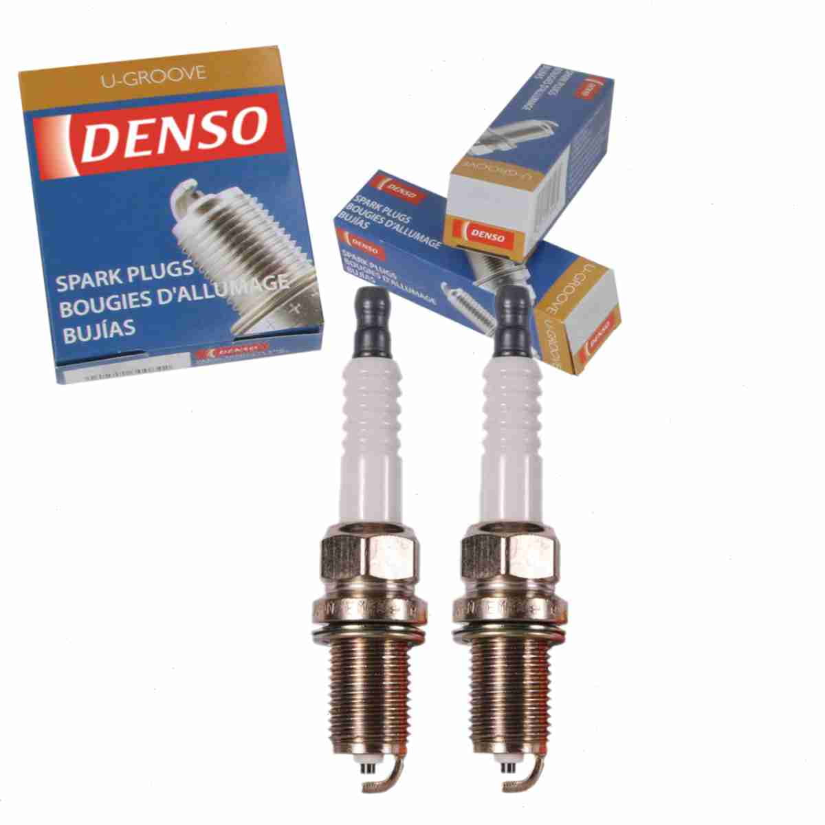 2 pc DENSO 3192 Standard U-Groove Spark Plugs for 0000-18-BP03 22401-50Y07 22401-85E17 91 71 307 BP05-18-110 BP06-18-110 K22PR-U11 Ignition Wire Secondary