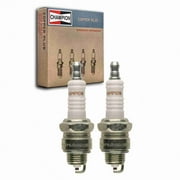 2 pc Champion 63 Copper Plus Spark Plugs for 14-52 14R52 2444870 2642475 3438334 4091936 A52 AR52 AS52C BP5S BPR5S RJ14YC W16PRU W16PU W8F W8FC WR8F WR8FC XR5 Ignition Wire Secondary