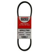 "Bando Belt 6PK1790" Fits select: 2000-2005 CHEVROLET IMPALA, 1999-2005 BUICK CENTURY