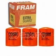 3 pc FRAM PH2995 Extra Guard Engine Oil Filters for 57075 84222017 8N-9586 B7219 FP364 Oil Change Lubricant Filters Fits select: 1994-1996 JAGUAR XJS, 1995-1997 JAGUAR XJ6
