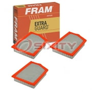 3 pc FRAM CA11877 Extra Guard Air Filters for 4L-8464 84453S A216C PA9909 WA10000 Intake Inlet Manifold Fuel Delivery Filters Fits select: 2014-2018 JEEP CHEROKEE