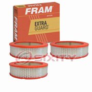 3 pc FRAM CA160 Extra Guard Air Filters for 70122N A787C AA325 AAF-122 AE3373 AF-819 AF25654 AF298 AF825 CA298 EAC-5672 LA32 Intake Inlet Manifold Fuel Delivery Filters