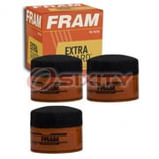 3 pc FRAM PH7328 Extra Guard Engine Oil Filters for 11-7382 233-9856 3754 51809 BF7906-D FF1194-D FS19917 Oil Change Lubricant Filters Fits select: 1998-1999 VOLVO S70, 1998-1999 VOLVO V70