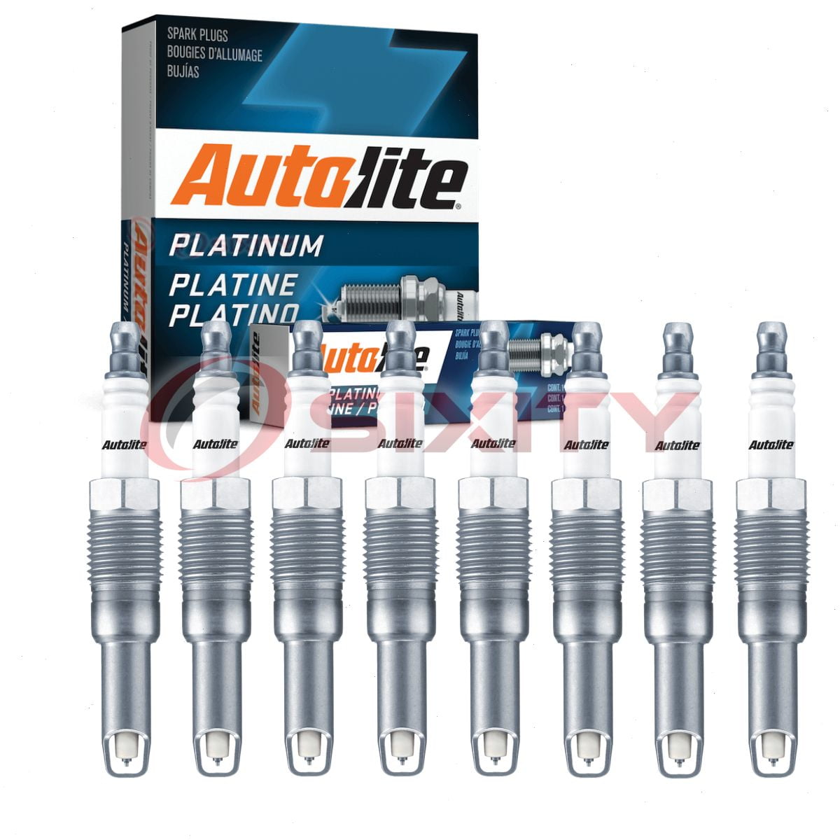 8 pc Autolite HT2 Platinum Spark Plugs for PZT2F Ignition Wire Secondary Fits select: 2005-2007 FORD F250, 2005-2007 FORD F350
