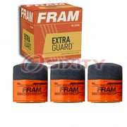 3 pc FRAM PH2951 Extra Guard Engine Oil Filters for 1902102 2138 3I-1293 LF420 PF2060 Oil Change Lubricant Filters Fits select: 1986-1989 SUZUKI SAMURAI, 1999-2008 SUZUKI GRAND VITARA