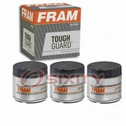 3 pc FRAM TG6607 Tough Guard Engine Oil Filters for AR94510 HF6184 HF742 HFR-86184 PT390-MPG Oil Change Lubricant Filters Fits select: 2006-2023 NISSAN ALTIMA, 2008-2023 NISSAN ROGUE