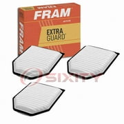 3 pc FRAM CA10348 Extra Guard Air Filters for 042-1812 28113-2P100 33-2448 AF6131 MGA10881 PA-6124 VA-255 Intake Inlet Manifold Fuel Delivery Filters Fits select: 2015-2018 JEEP WRANGLER UNLIMITED