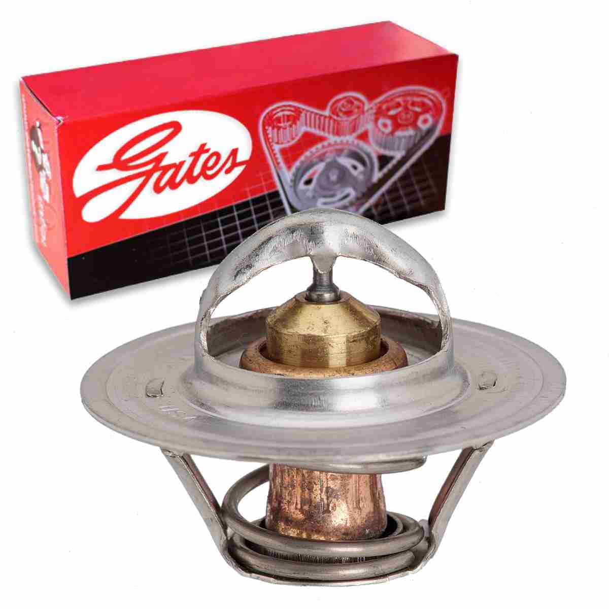 Gates Engine Coolant Thermostat Ford Mustang 2.8L 3.3L 3.8L 3.9L 4.1L 4.2L 4.3L 4.7L 5.0L 5.8L 6.4L 7.0L L6 V6 V8 1964-2004