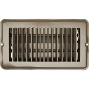 RV Designer H871 Metal Dampered Vent Register - 4" x 8", Tan