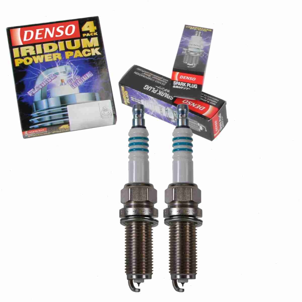 2 pc DENSO 5343 Iridium Power Spark Plugs for 09482-00615 11182-82Z10 18840-11051 18845-11160 18850-11050 22401-5M014 22401-5M015 22401-ZE01B 22401-ZH014 22401-ZH015 22401-ZJ51B 90919-01233
