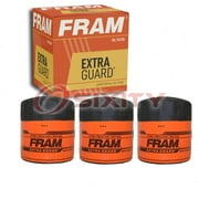 3 pc FRAM PH3506 Extra Guard Engine Oil Filters for ABP/N10G-LF3000 J919562 LF515 Oil Change Lubricant Filters Fits select: 1999-2006 CHEVROLET SILVERADO, 2000-2006 CHEVROLET TAHOE