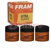 3 pc FRAM PH25 Extra Guard Engine Oil Filters for 1-43 5557147R91 AL43 C2821A LF470 PF1093 Oil Change Lubricant Filters Fits select: 1971-1977 OLDSMOBILE CUTLASS SUPREME, 1972-1979 PONTIAC FIREBIRD