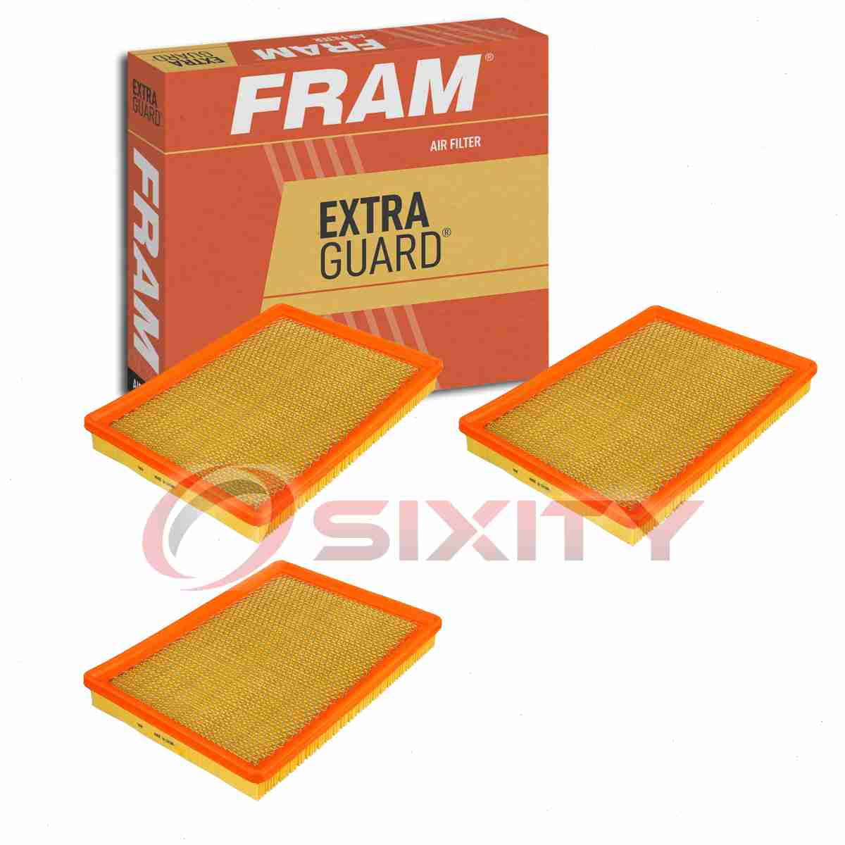 3 pc FRAM CA9838 Extra Guard Air Filters for 88957450 AFC1155 CF133 PA-459 Intake Inlet Manifold Fuel Delivery Filters