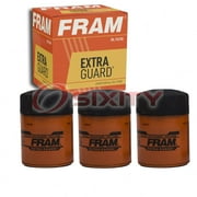 3 pc FRAM PH5 Extra Guard Engine Oil Filters for 19210338 85522MP BD7029 LF3849 PF61F Oil Change Lubricant Filters Fits select: 1995-2000 CHEVROLET TAHOE, 1988-2000 CHEVROLET GMT-400