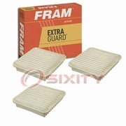 3 pc FRAM CA9681 Extra Guard Air Filters for 4F0-819-439A AF1744 AFC1420 E1944LC VA10 Intake Inlet Manifold Fuel Delivery Filters Fits select: 2004-2008 MITSUBISHI ENDEAVOR