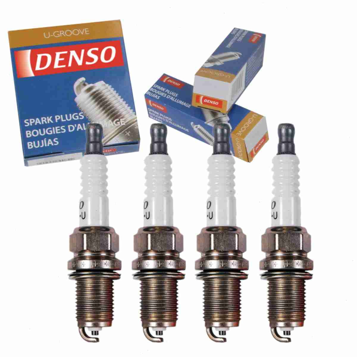4 pc DENSO Standard U-Groove Spark Plugs Chevrolet Cruze 1.8L L4 2013-2015