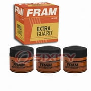3 pc FRAM PH11462 Extra Guard Engine Oil Filters for 664 L10109 Oil Change Lubricant Filters Fits select: 2013-2015 CHEVROLET SPARK